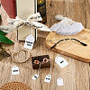 1100Pcs 4 Styles Paper Blank Price Tags with Cotton Rope CDIS-PJ0001-02-15