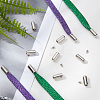 Zinc Alloy End Caps FIND-PH0001-48P-WH-2