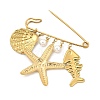 Marine Animal 304 Stainless Steel Enamel Pendant Brooches SA-E001-04G-B-2