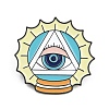 Evil Eye Alloy Enamel Brooch JEWB-K018-37D-EB-1