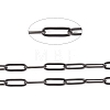 304 Stainless Steel Paperclip Chains STAS-K209-07EB-2