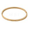 304 Stainless Steel Rhinestone Hinged Bangles for Women BJEW-D408-16G-2