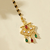 Ethnic Style Tassel Brass with Cubic Zirconia Hair Extension Chain for Women LR5760-2-1