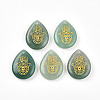 Natural Green Aventurine Pendants G-N345-05C-1