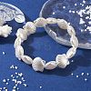 ABS Plastic Imitation Pearl Beaded Stretch Bracelet BJEW-JB10104-01-2