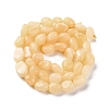 Natural Yellow Jade Beads Strands LS-G-G146-A20-01-3