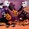 Halloween Decoration Paper Flag Banners DIY-WH0453-12B-5
