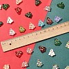 6Pcs Handmade Bumpy Glass Beads Strands LAMP-FS0001-16D-4