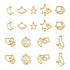 Cheriswelry 36Pcs 9 Styles Alloy Open Back Bezel Pendants FIND-CW0001-22-2