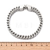 304 Stainless Steel Wheat Chain Bracelets for Women Men BJEW-R018-12P-5