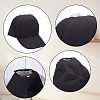 18Pcs 3 Colors Plastic Hat Rack for Wall AJEW-BC0006-45-3