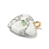 Natural Gemstone Pendants G-P585-03G-3