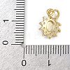 Brass Micro Pave Cubic Zirconia Pendants KK-Z123-24G-05-3