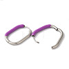 Oval Ion Plating(IP) 304 Stainless Steel Hoop Earrings for Women EJEW-L287-038P-04-2