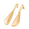 Teardrop Brass Dangle Stud Earrings for Women EJEW-G391-18G-2