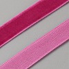 50 Yards Polyester Single Face Velvet Ribbon OCOR-WH0082-161A-1