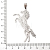 201 Stainless Steel Big Pendants STAS-F368-01P-3