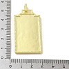 Brass Micro Pave Cubic Zirconia Pendant with Enamel KK-H458-02G-N02-3