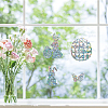 Waterproof PVC Colored Laser Stained Window Film Adhesive Stickers DIY-WH0256-082-7