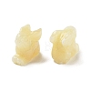 Natural Yellow Jade Carved Figurines DJEW-L023-E05-1