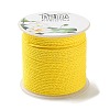 20M Polyester Braided Cord for Jewelry Making OCOR-G015-04A-11-2