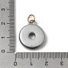 Printing 304 Stainless Steel Pendants STAS-K304-08C-G-3