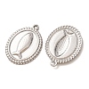 304 Stainless Steel Pendants SA-CBABD1E-10H-P-3