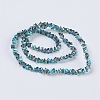 Electroplate Glass Beads Strands EGLA-J145-4mm-FR01-2