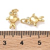 Brass Micro Pave Cubic Zirconia Charms KK-A291-12E-G-3