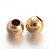 Round Brass Spacer Beads A-KK-L129-37G-1