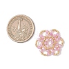 Glass Seed Beaded Pendants PALLOY-MZ01245-01-2