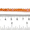 Electroplate Transparent Glass Beads Strands LS-EGLA-A035-T4mm-L05-4