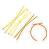 4Pcs 4 Colors Polyester Cord Bracelet Making MAK-TA0001-44-1