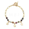 304 Stainless Steel Charm Bracelets BJEW-JB13801-3