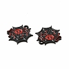 Rack Plating Halloween Alloy Enamel Pendants FIND-G054-16EB-01-2