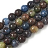 Natural Turquoise Beads Strands G-P574-A04-6mm-2
