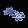 Paw Print 10 Grids Plastic Bead Storage Containers with Hinged Lid CON-T001-05-4