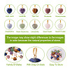 Fashewelry 20Pcs 10 Styles Natural Mixed Gemstone Pendants G-FW0001-39-17