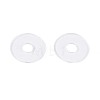 50Pcs Transparent PVC Insulating Gaskets PVC-T006-7mm-01-3