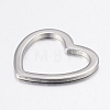 Non-Tarnish 304 Stainless Steel Linking Rings X-STAS-G172-48P-2