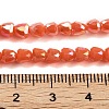 Electroplate Glass Beads Strands EGLA-D030-P4mm-B02-5