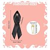 100Pcs Awareness Ribbon Nylon Lapel Pin Backs for Backpack Clothes JEWB-GL0001-03A-2
