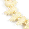 Synthetic Coral Dyed Carved Beads Strands CORA-K009-04B-3