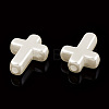 ABS Plastic Imitation Pearl Beads LS-OACR-T018-06-2