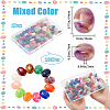 100Pcs Imitation Gemstone Acrylic Beads OACR-SP0001-05B-2
