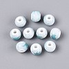 Handmade Crackle Porcelain Beads PORC-Q008-06B-07-1