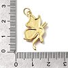 October Breast Cancer Pink Awareness Ribbon Brass Enamel Pendants LS-KK-S517-04D-D-3