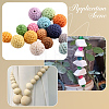 150Pcs Unfinished Wood Beads WOOD-PA0001-83B-6