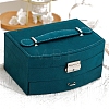 Velvet Jewelry Organizer Storage Drawer Boxes with Handle PW-WG7796F-01-1