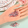 1900Pcs 5 Colors Baking Paint Glass Seed Beads SEED-YW0001-76F-4
